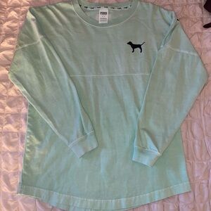 Mint Pink Victoria Secret Sweatshirt Size Small
